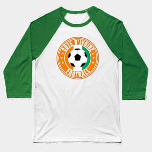 Ivory Coast Football Baseball T-Shirt